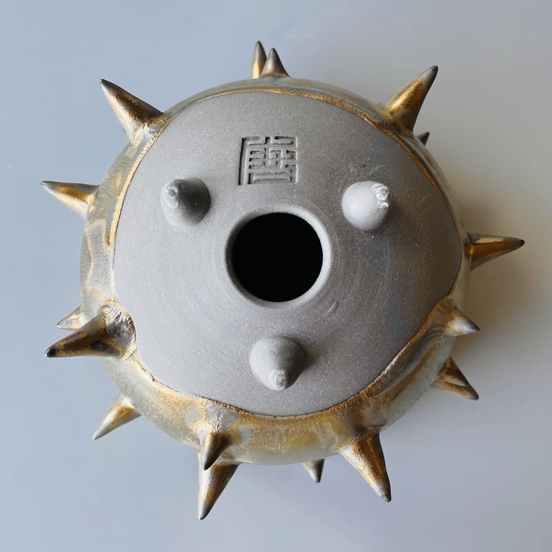 THORN STUDS POT(L)/ KM-016 | KOMAMONO