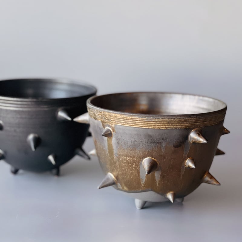 THORN STUDS POT(L)/ KM-016 | KOMAMONO