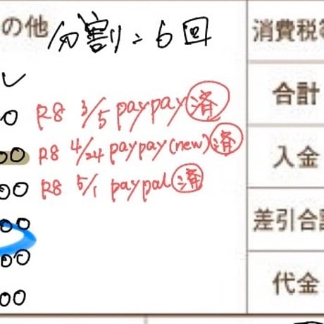 R7年12月2日・R7年12月20日・R8年3月5日お買い物分