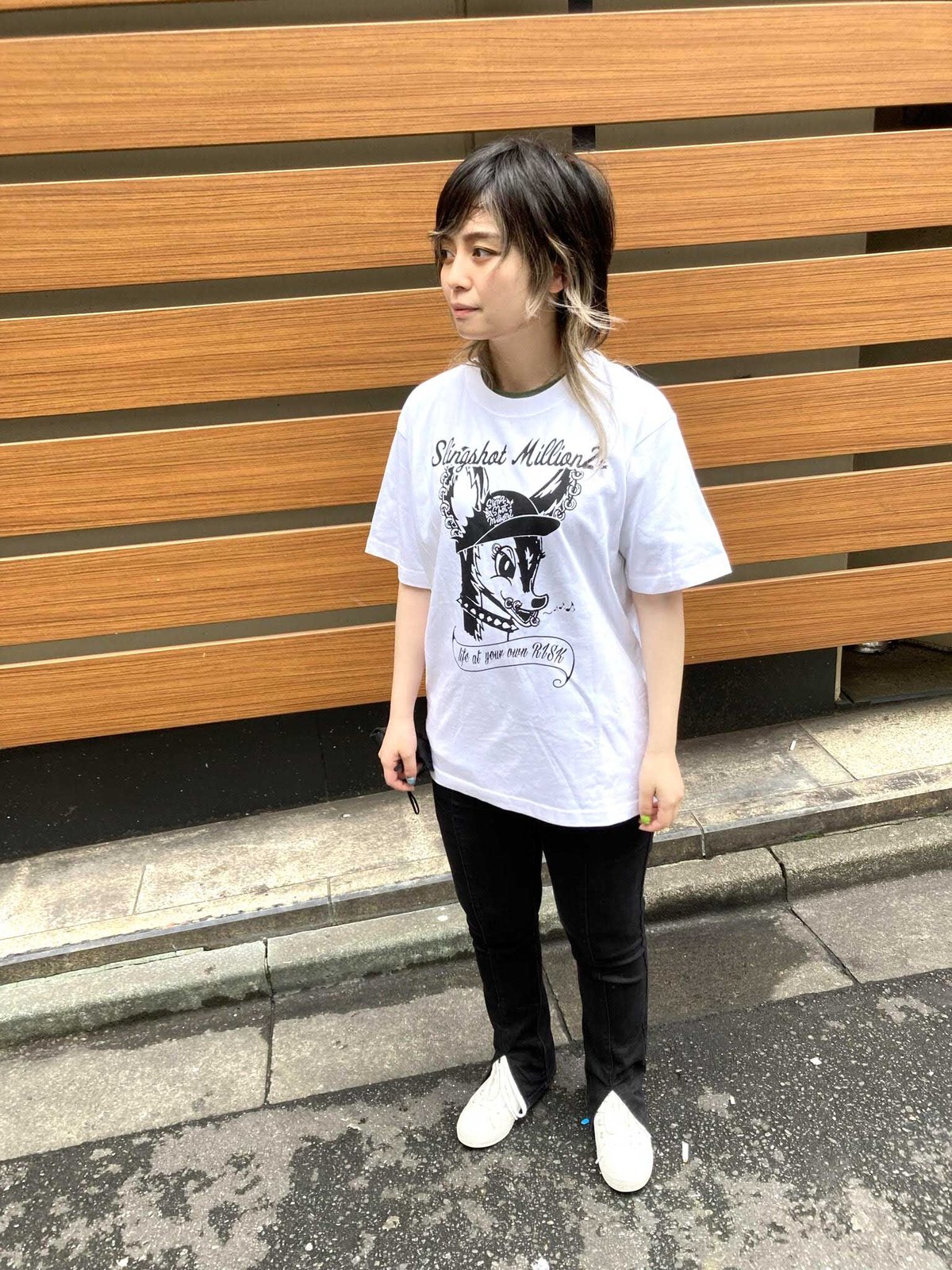 RISK - HISASHI risk コラボTシャツ life at your own RISK×××SPIKE RECORDINGS S/S tee | RISK
