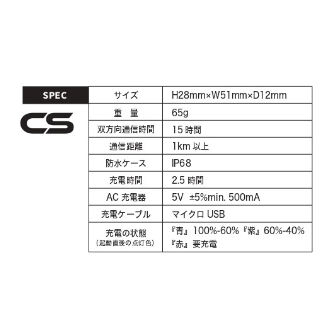 Bb TALKIN' CS 標準セット | Bluemoris official web shop