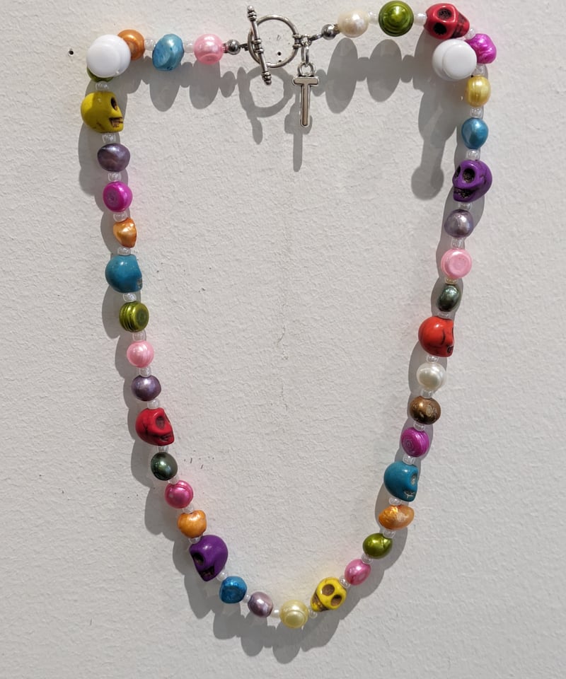 share spirit スカルネックレス ビーズ 2025年最新】share spirit ネックレスの人気アイテム - メルカリ