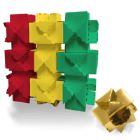 CUBLOX【ギニア・マリ国旗セット】