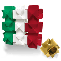 CUBLOX【イタリア・ハンガリー・ブルガリア国旗セット】