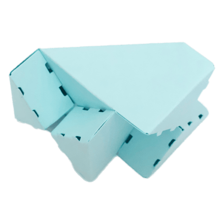 CUBLOX【みず】　三角ブロック10個分