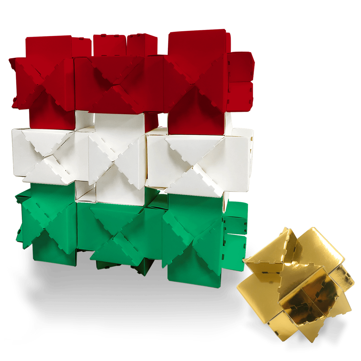 CUBLOX【イタリア・ハンガリー・ブルガリア国旗セット】 | CUBLOX®