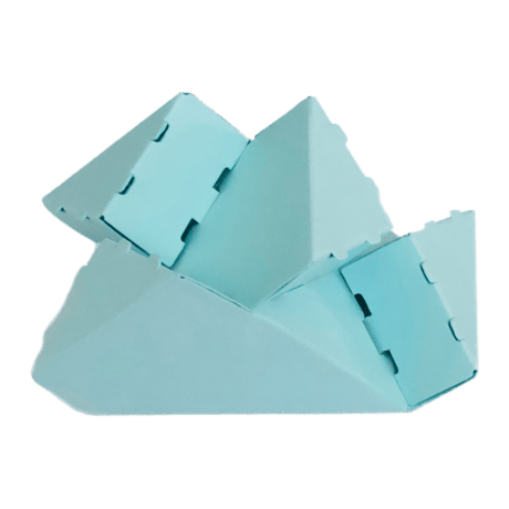 CUBLOX【みず】　三角ブロック10個分