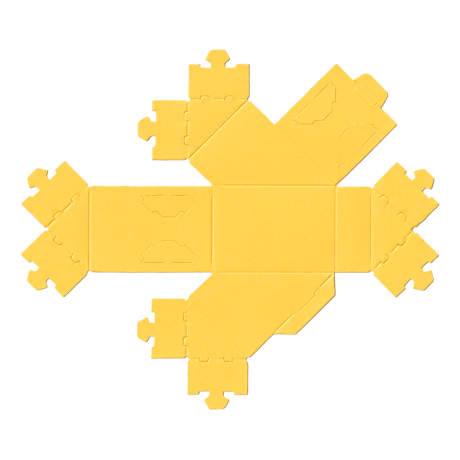 CUBLOX【きいろ】　三角ブロック10個分