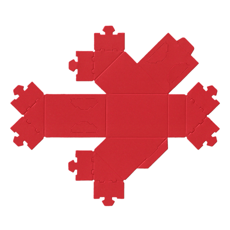 CUBLOX【あか】　三角ブロック10個分