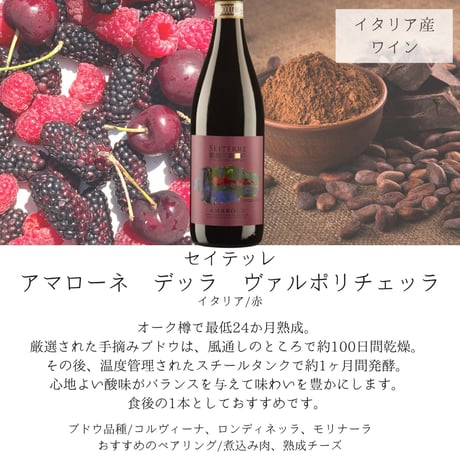 【送料無料】No.9208 セイテッレ オリゾンティ アマローネ デッラ ヴァルポリチェッラDOCG