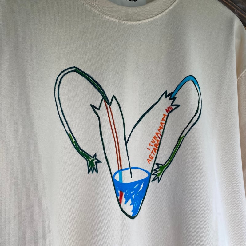 HIROKO HASEGAWA Tシャツ BEIGE（L） | 糸雨雑貨店