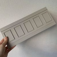 【訳ありSALE】ベージュ　着せ替え腰壁　撮影背景