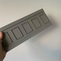 【訳ありSALE】グレージュ　着せ替え腰壁　撮影背景
