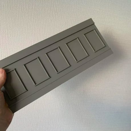 【訳ありSALE】グレージュ　着せ替え腰壁　撮影背景