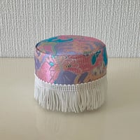 【展示品SALE】ドール用スツール フランスジャガード　ピンクパピヨン