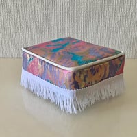 【展示品SALE】29㎝ドール用オットマン　フランスジャガード　ピンクパピヨン