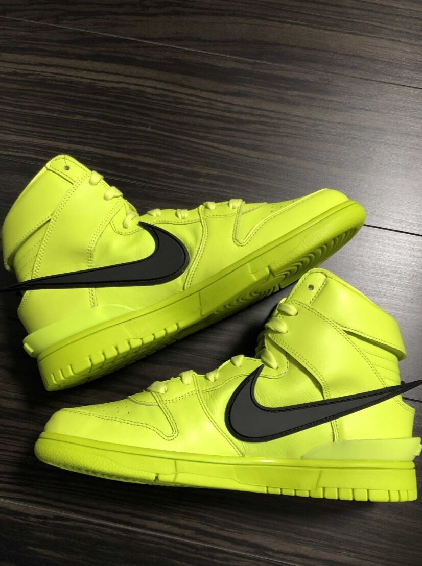 NIKE × AMBUSH DUNK HI flash lime 新品未使用 Dunk High x AMBUSH 'Flash Lime' Release Date. Nike SNKRS