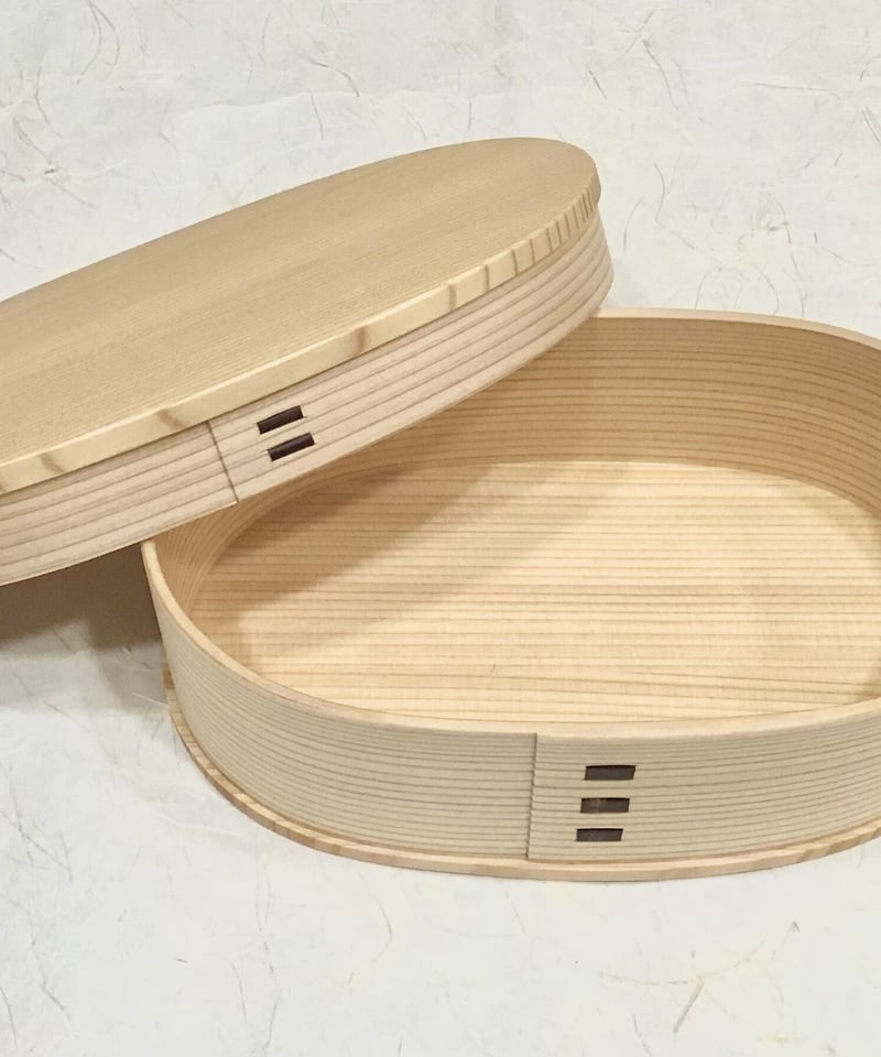 MW -9 曲げわっぱ 小判弁当 中 | 角館さとくガーデン MW -9 曲げわっぱ 小判弁当 中 | 角館さとくガーデン