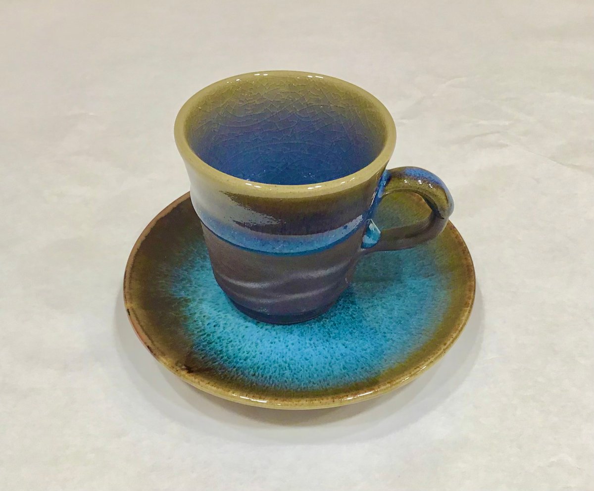 NY-8 朝顔コーヒー碗皿 | 角館さとくガーデン NY-8 朝顔コーヒー碗皿 | 角館さとくガーデン