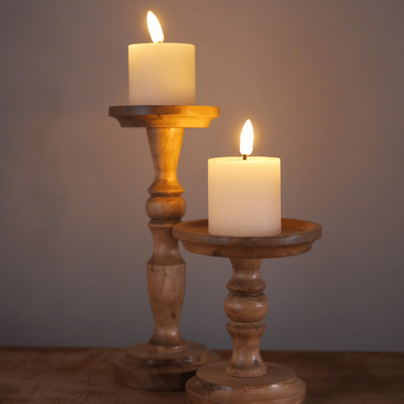 キャンドルスタンド【パイン】（L ※写真 右）｜LEDキャンドルや