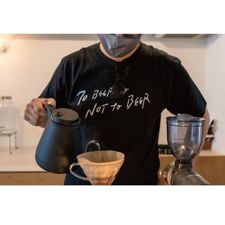 T-SHIRT 「To Beer or Not to Beer」 ベビーピンク×グレー