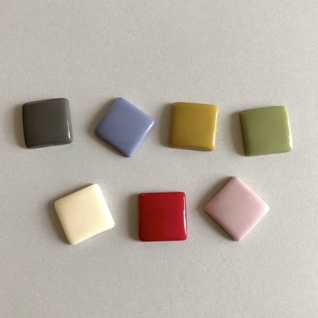 こっくりカボション正方形 17mm