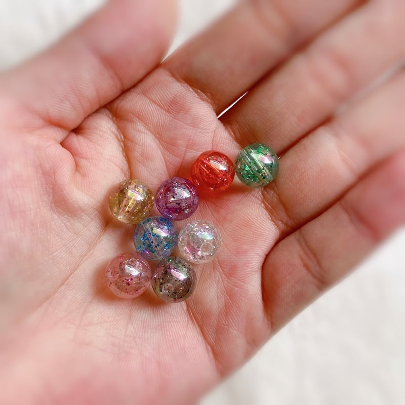 オーロラクラックビーズ 9mm | Mercerie Factory