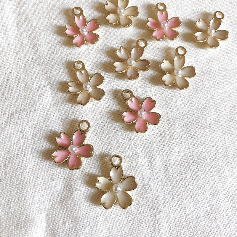 桜パールメタルパーツ 17mm | Mercerie Factory