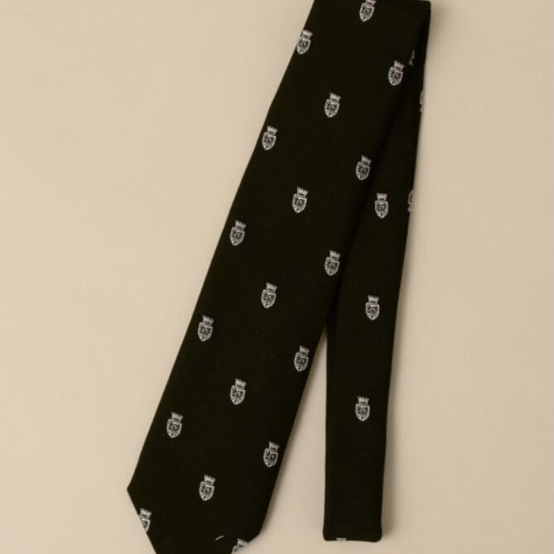 NICKY ニッキー SHIPS シップス クレスト ネクタイ ウール シルク