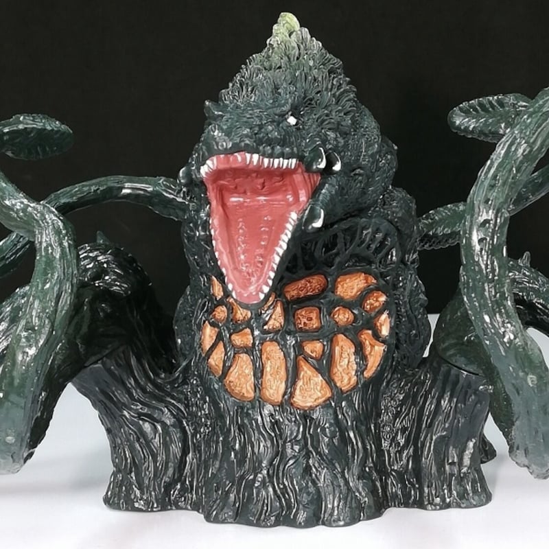 絶版品◇バイオ ビオランテ ソフビ バンダイ 日本製 正規品 高さ