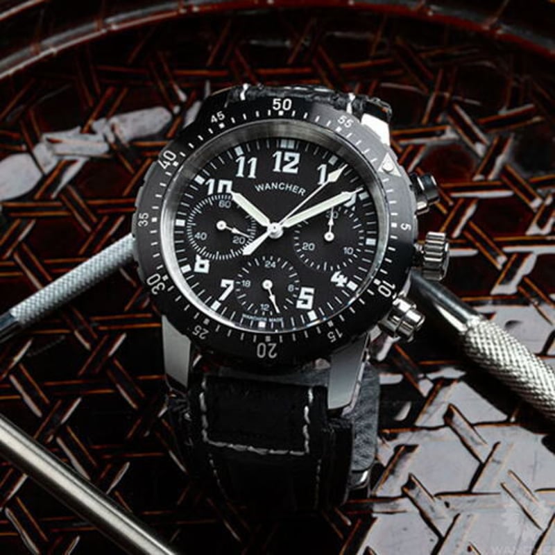 ◇ワンチャー 軍用 機械式クロノグラフ AeroNacht WT-MA-AEN | Axisn