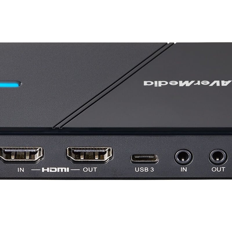 AVerMedia 3.5mm AUX入出力端子を備えるHDMIゲームキャプチャー