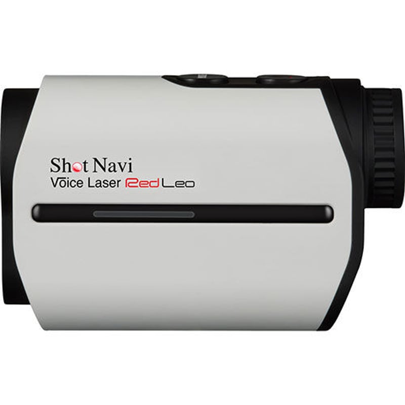 ◇ショットナビ ゴルフ用レーザー測定器 Voice Laser Red Leo ホワイト