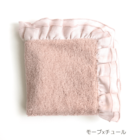 【Borgo Delle Tovaglie】ミニタオル：モーブ•ノーチェ•ホワイト
