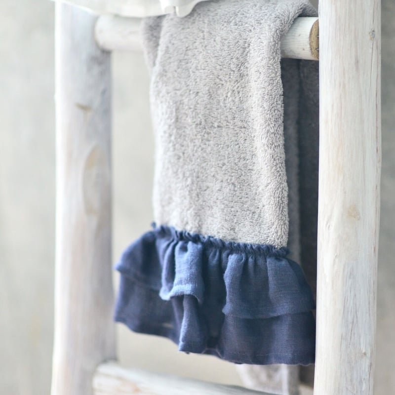 Borgo Delle Tovaglie】フリルフェイスタオル | Mi Mundo