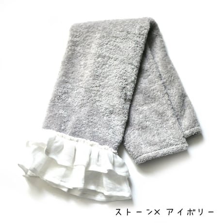 【Borgo Delle Tovaglie】フリルフェイスタオル