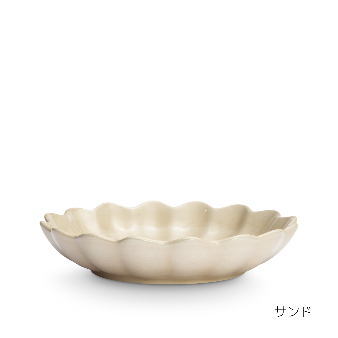Mateus】オイスターボウル：丸深皿24cm | Mi Mundo
