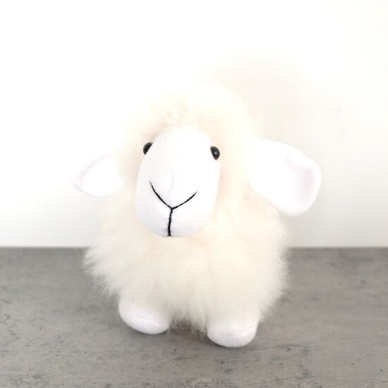 at.Mi　コレクターズベア（eins）深紫　アルパカ羊毛　33㎝ EKEKO's SURI ALPACA NYLON MERINOWOOLスーリーアルパカ