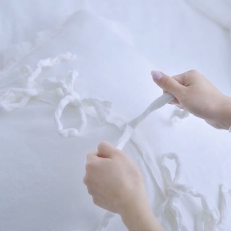 【BellaNotteLinens】リネンクッションカバー65cm