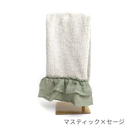 【Borgo Delle Tovaglie】フリルフェイスタオル