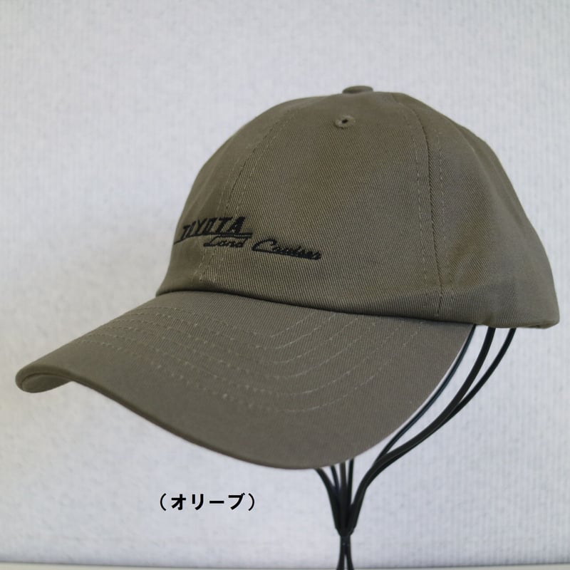 NEW「TOYOTA Land Cruiser」クラシックロゴ入りオリジナルキャップ