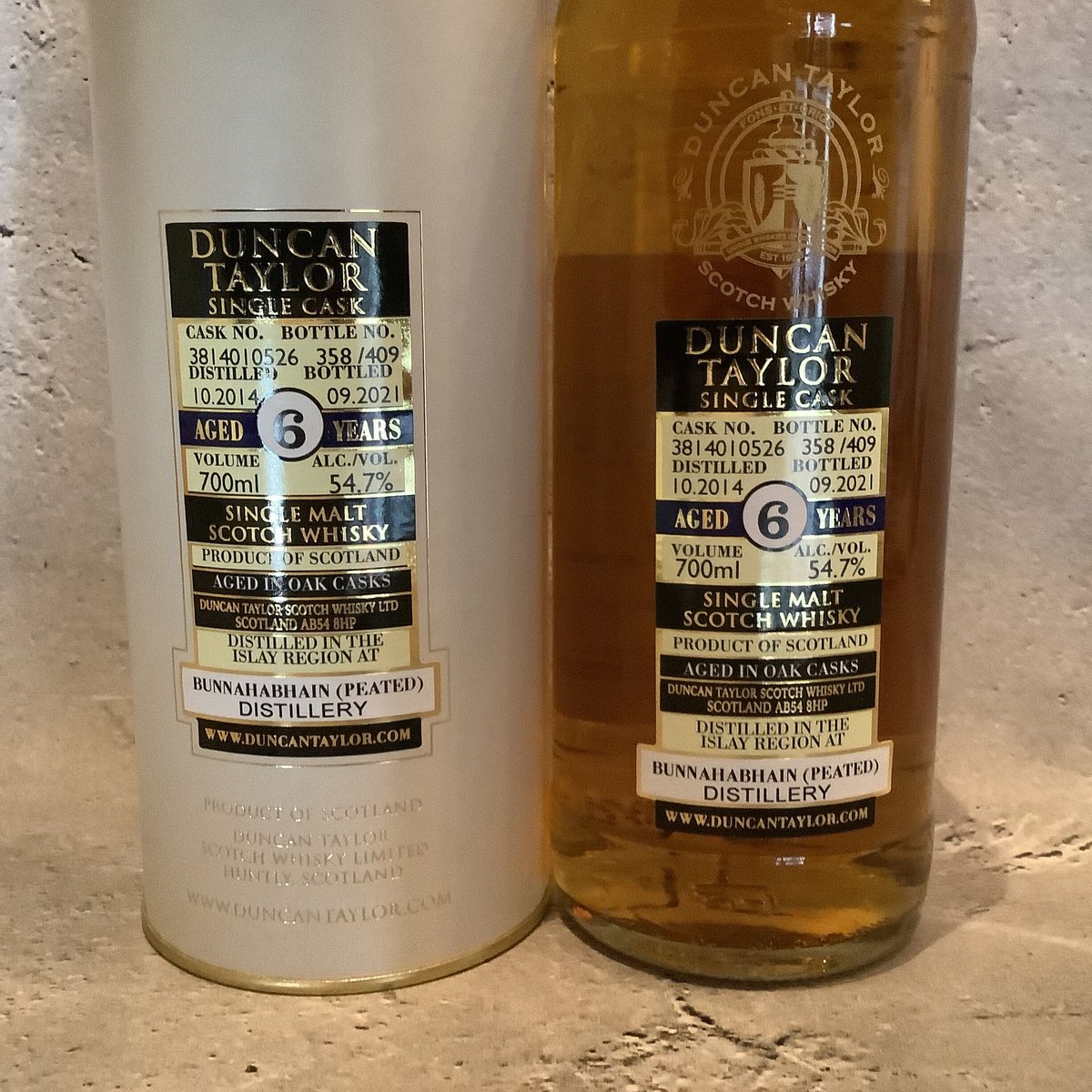 ブナハーブンピーテッド6年2014 シェリーバット/ダンカンテイラー