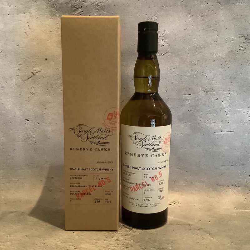 ザ・シングルカスク マノックモア 10年 2012