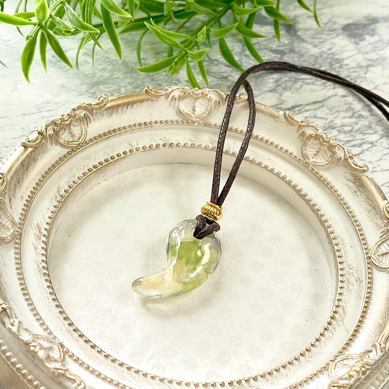 沖縄聖地エネルギー 魂の勾玉オルゴナイトネックレス 沖縄聖地