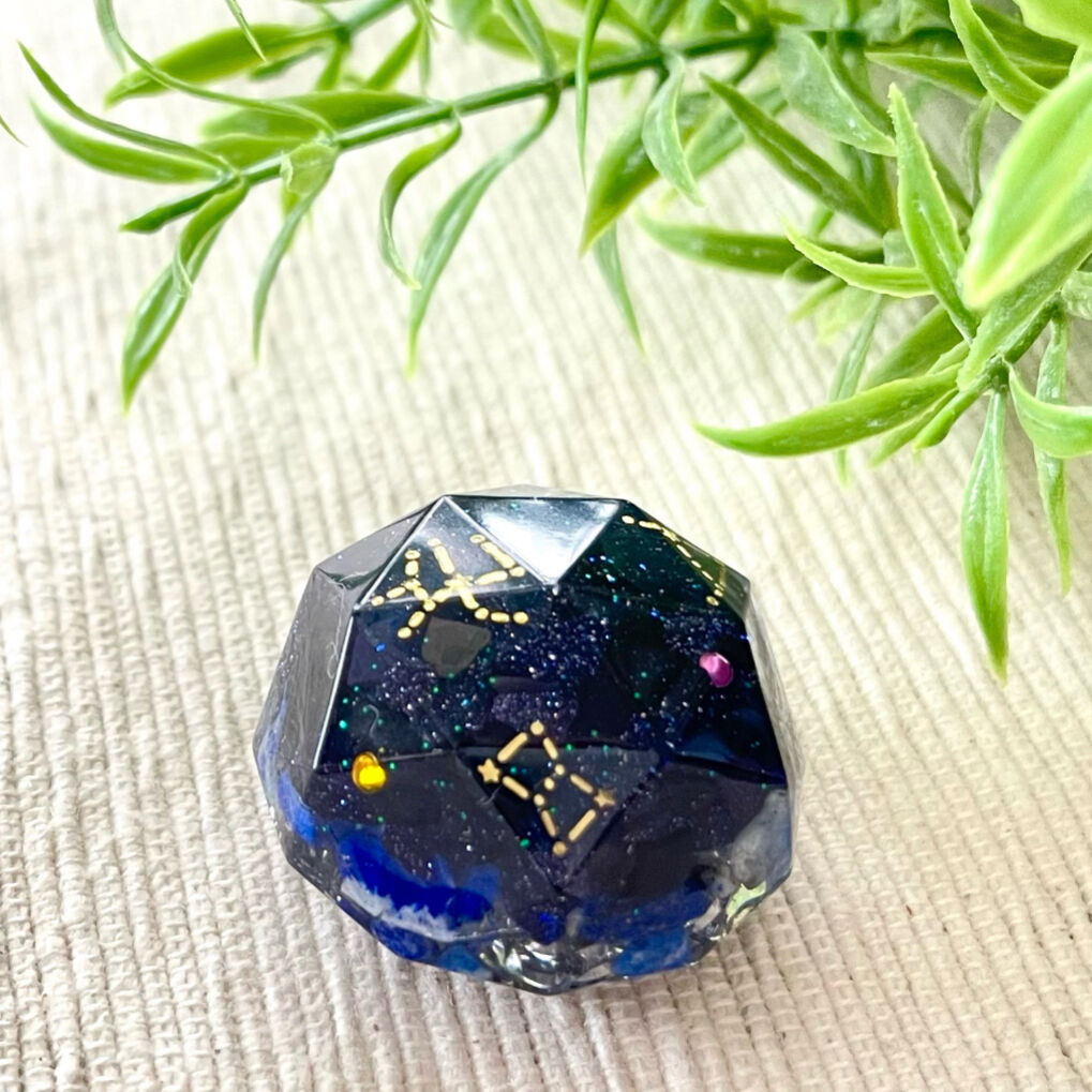 CHAKRA✧六芒星錘のオルゴナイト✧セット 八芒星】八角プレート型オルゴナイト（8cm） | Crystal Temple