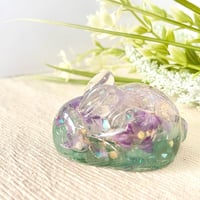 癒しのオルゴナイト❤️イエローアパタイト＋タイガーアイのハート型♡ 14.76カラットの天然ディジョンイエローアパタイト、楕円形、VS
