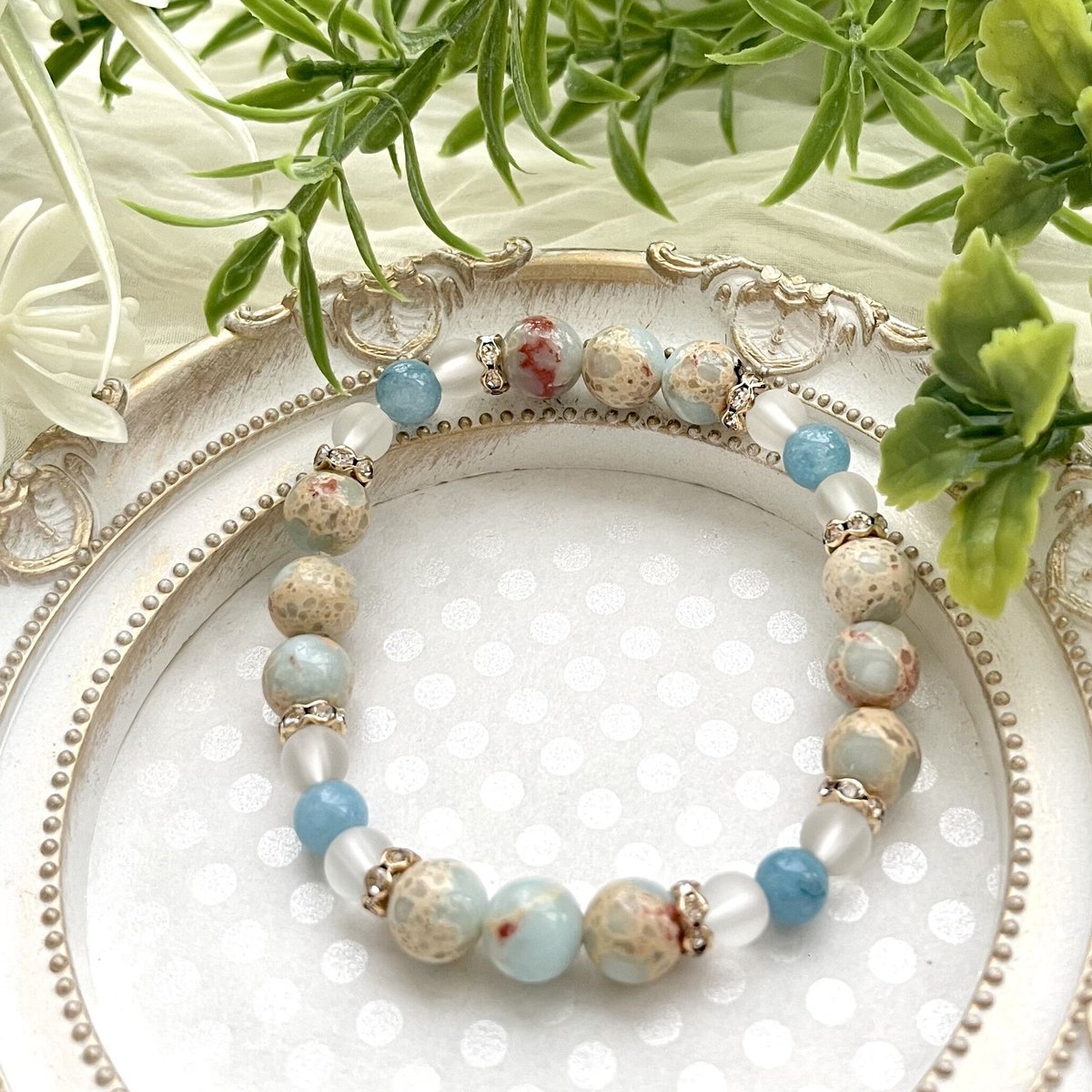 金山★人間関係に恵まれ敵を作らず仲間を増やすオルゴブレスレット 復縁/恋敵に勝つ/金運アップ】ほぼ全玉光るラブラドライト7.5mm