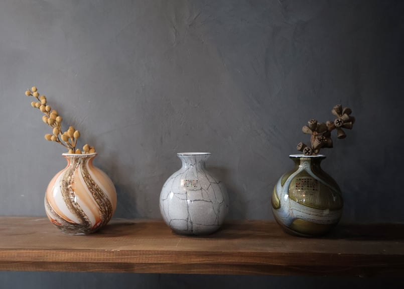 FIDRIO 陶器花瓶 FIDRIO Toscany small -urban green- | ポット・花瓶 | NIKO