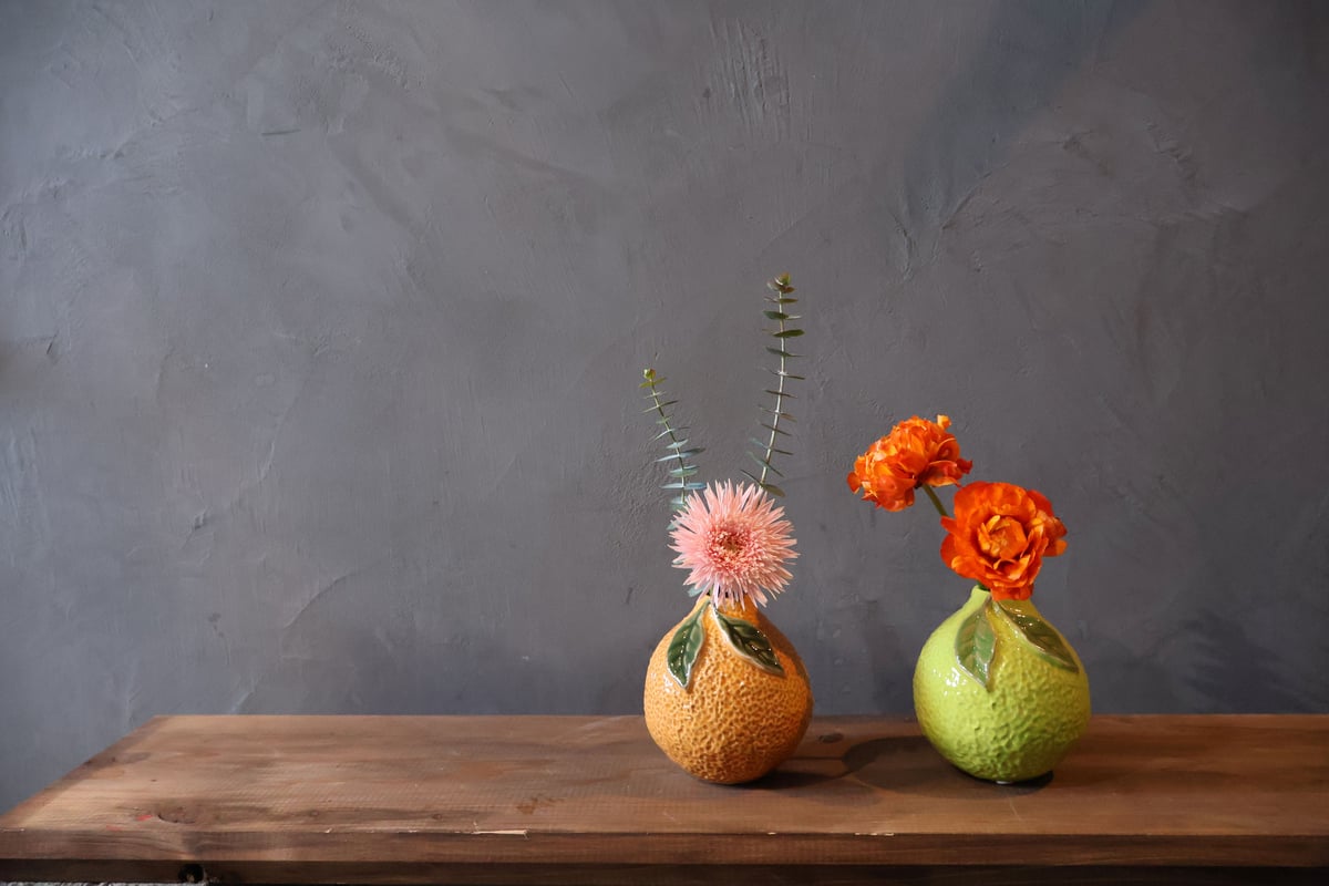 DESPOTS-Orange vase G- | FLOWER&ANTIQUE misawa