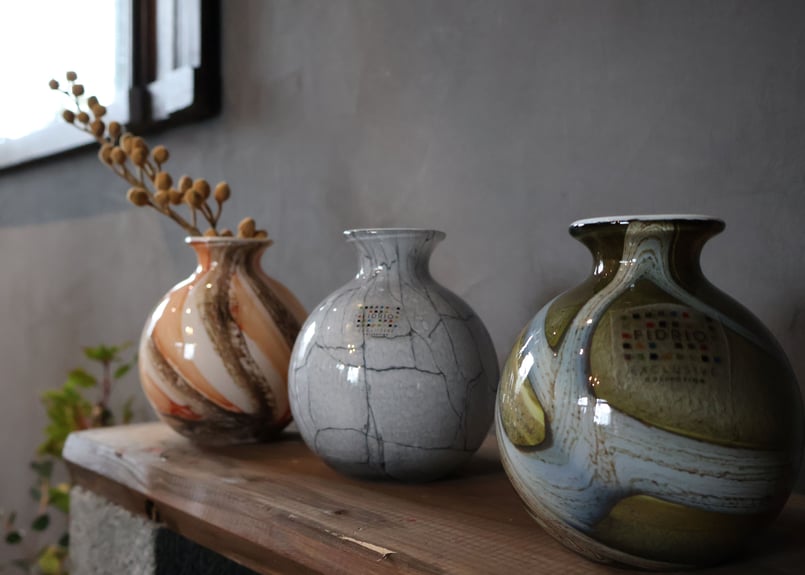FIDRIO-Bolvase with neck CEMENT- | FLOWER&ANTIQ FIDRIO-Bolvase with neck CEMENT- | FLOWER&ANTIQ